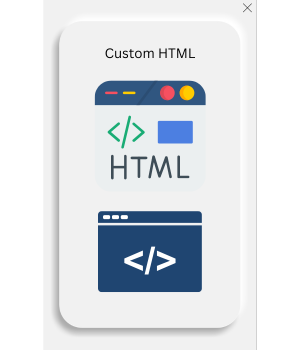 Custom HTML Widget on AVidget.com